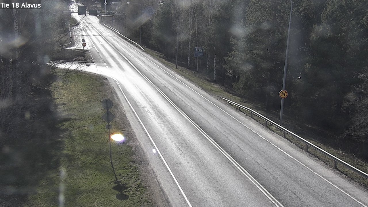 Weather Camera Image Väg 18 Alavo, Alavus, Etelä-Pohjanmaa