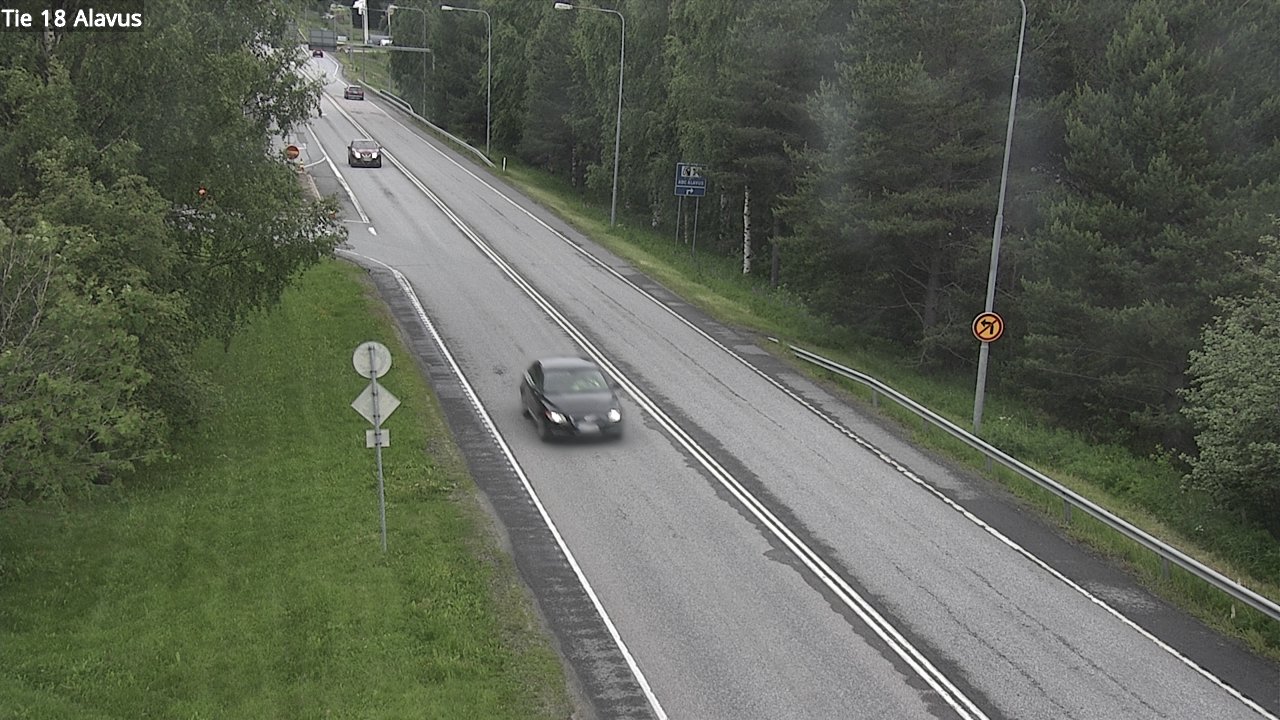 Weather Camera Image Väg 18 Alavo, Alavus, Etelä-Pohjanmaa