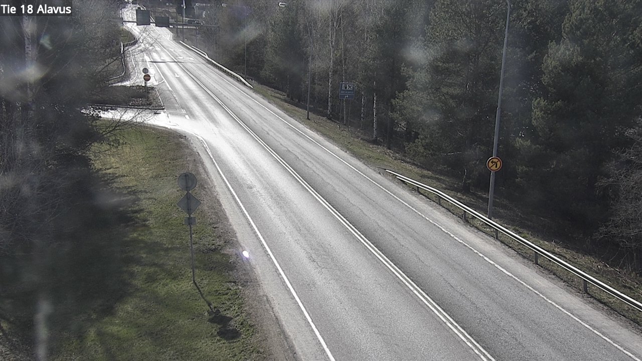 Weather Camera Image Väg 18 Alavo, Alavus, Etelä-Pohjanmaa
