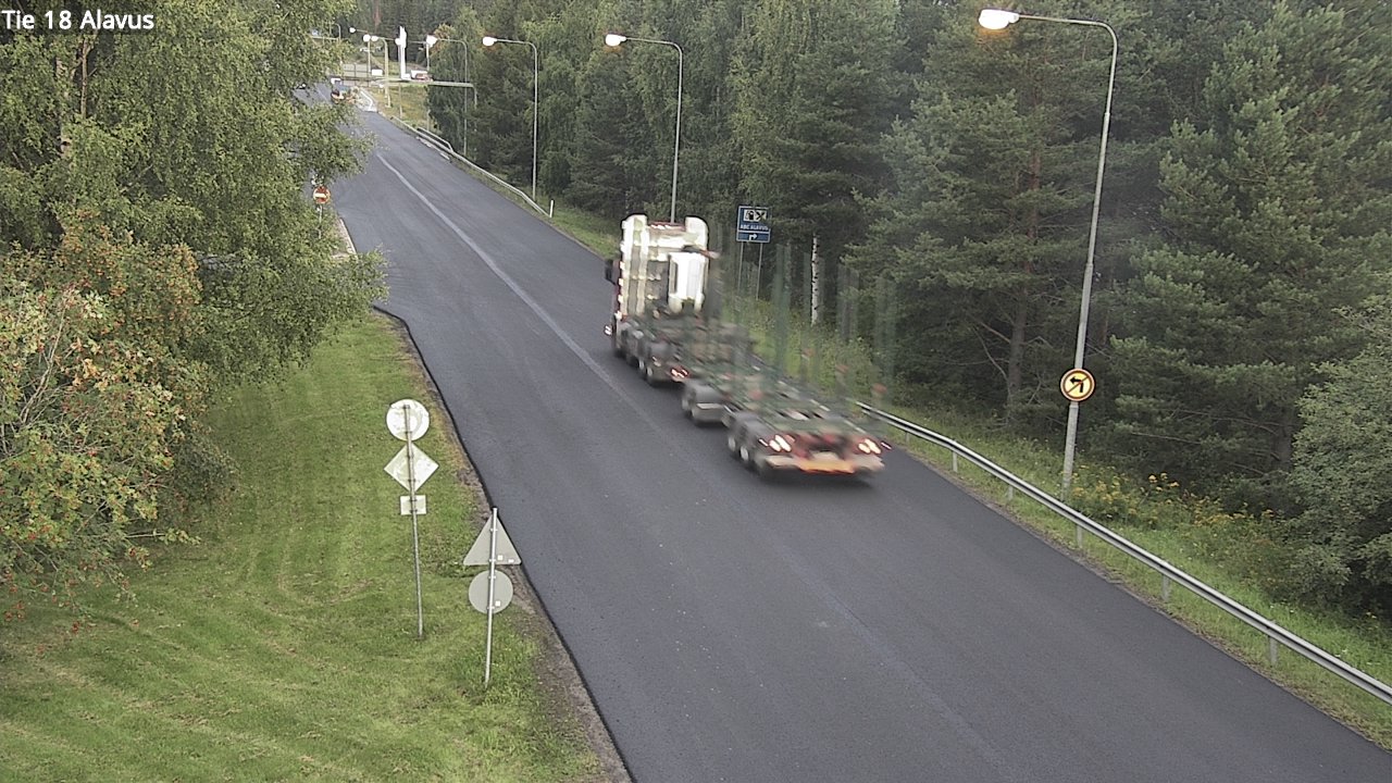Weather Camera Image Road 18 Alavus, Alavus, Etelä-Pohjanmaa