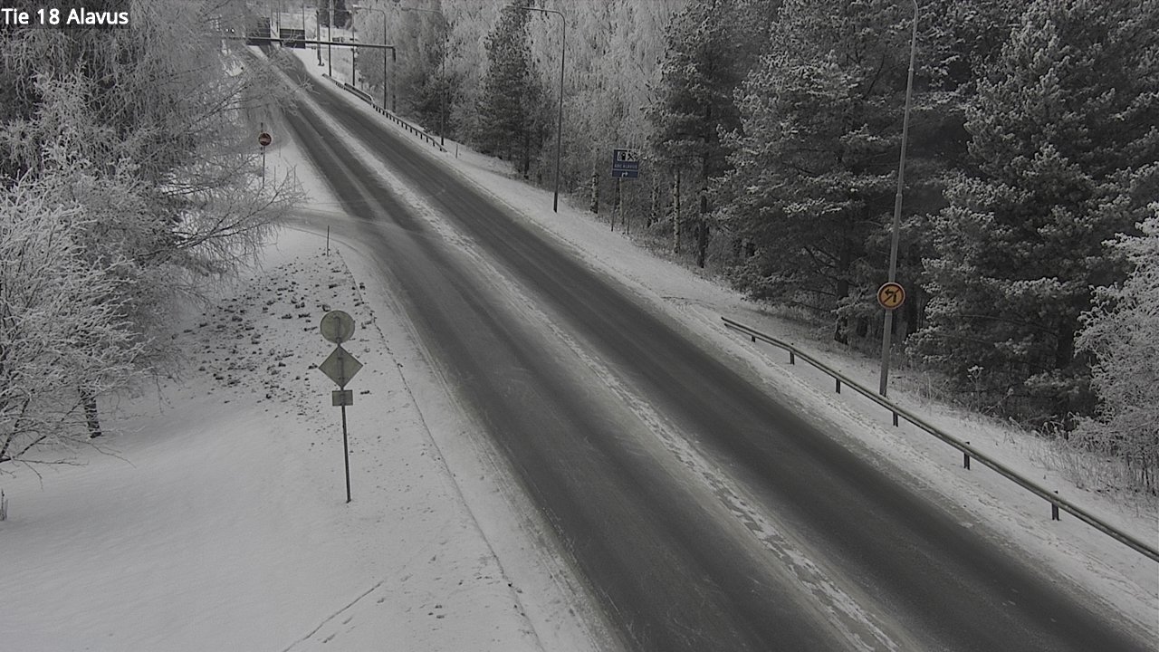 Weather Camera Image Väg 18 Alavo, Alavus, Etelä-Pohjanmaa