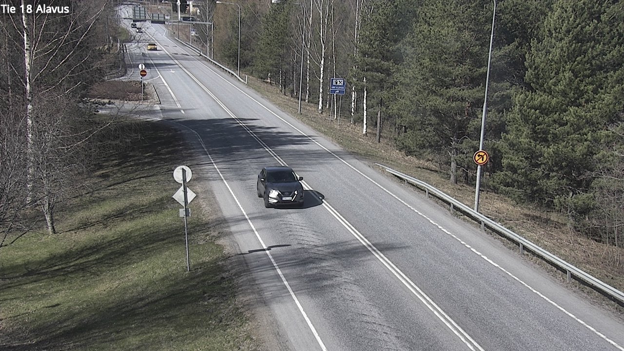 Weather Camera Image Väg 18 Alavo, Alavus, Etelä-Pohjanmaa