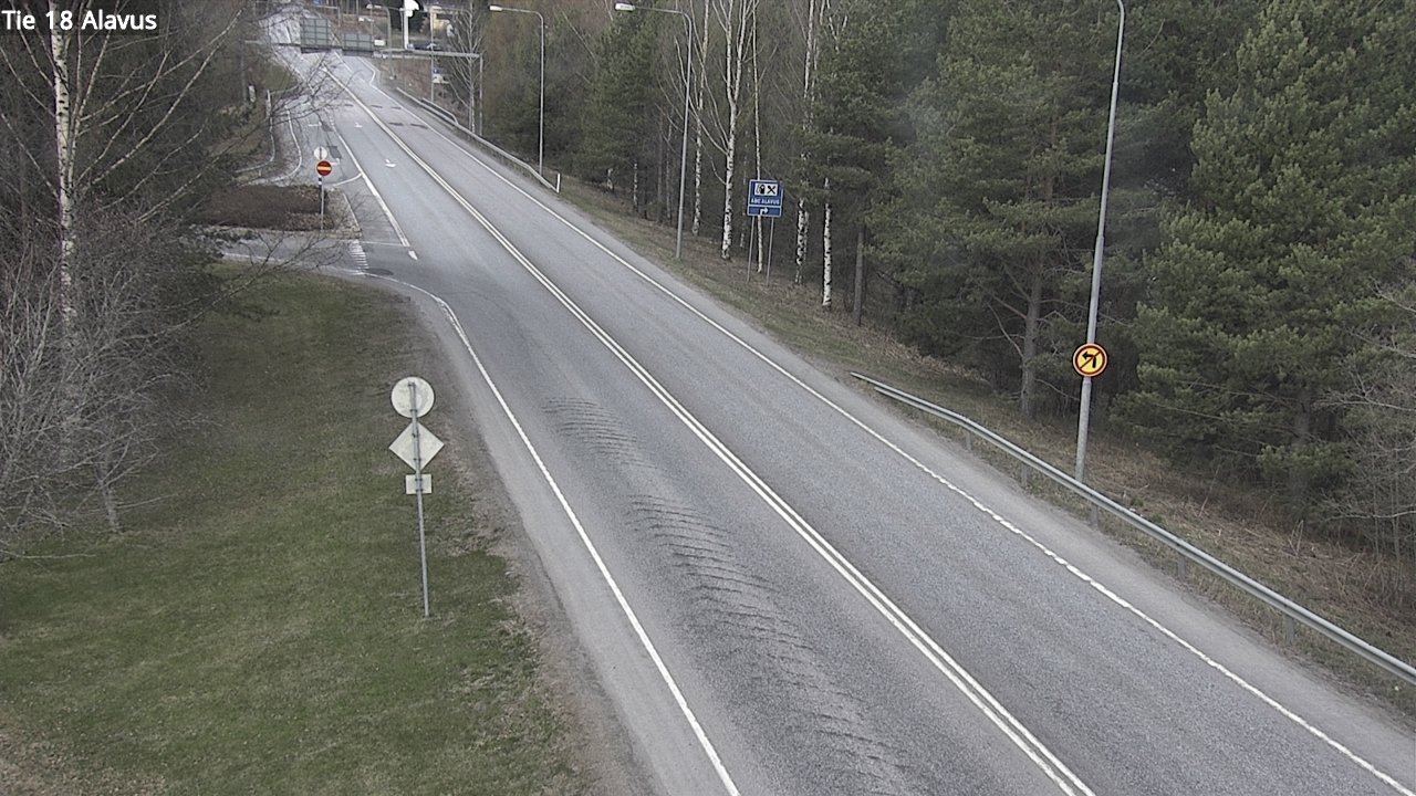 Weather Camera Image Road 18 Alavus, Alavus, Etelä-Pohjanmaa