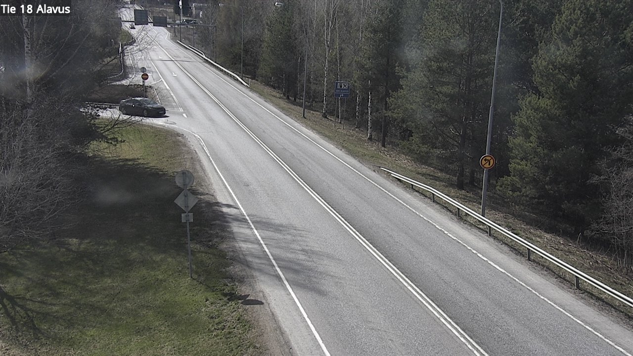 Weather Camera Image Väg 18 Alavo, Alavus, Etelä-Pohjanmaa