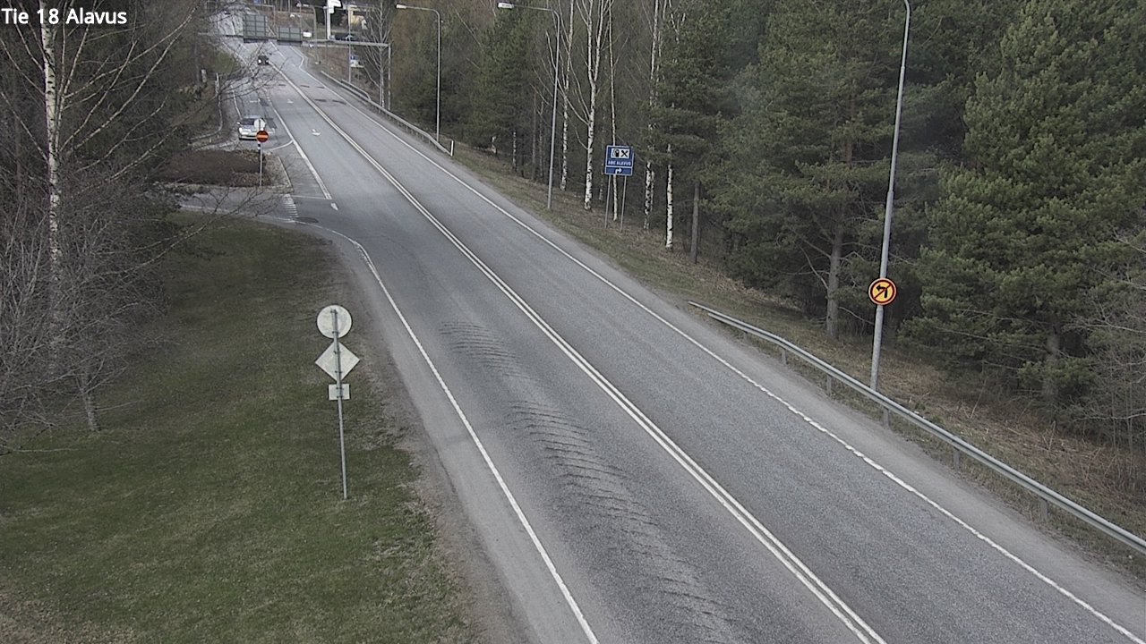 Weather Camera Image Road 18 Alavus, Alavus, Etelä-Pohjanmaa