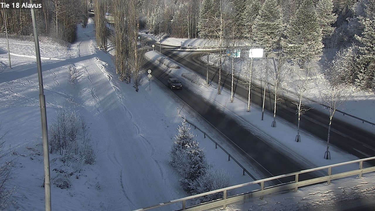 Weather Camera Image Väg 18 Alavo, Alavus, Etelä-Pohjanmaa