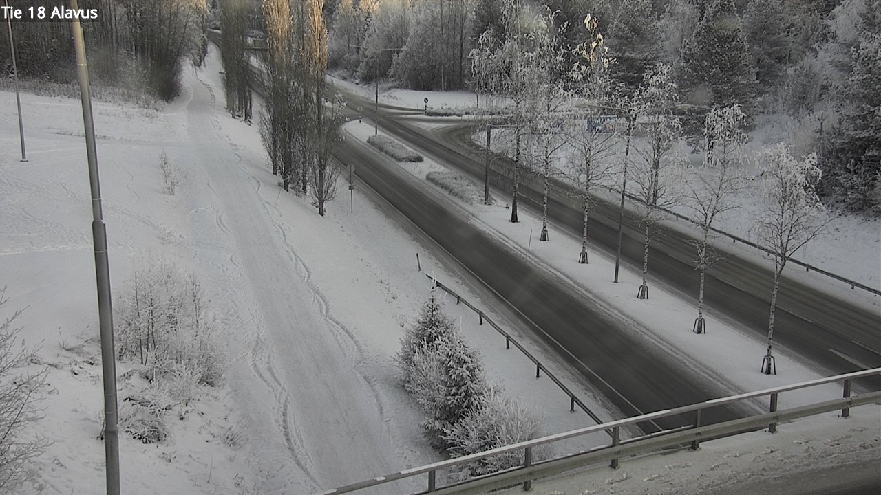 Weather Camera Image Väg 18 Alavo, Alavus, Etelä-Pohjanmaa