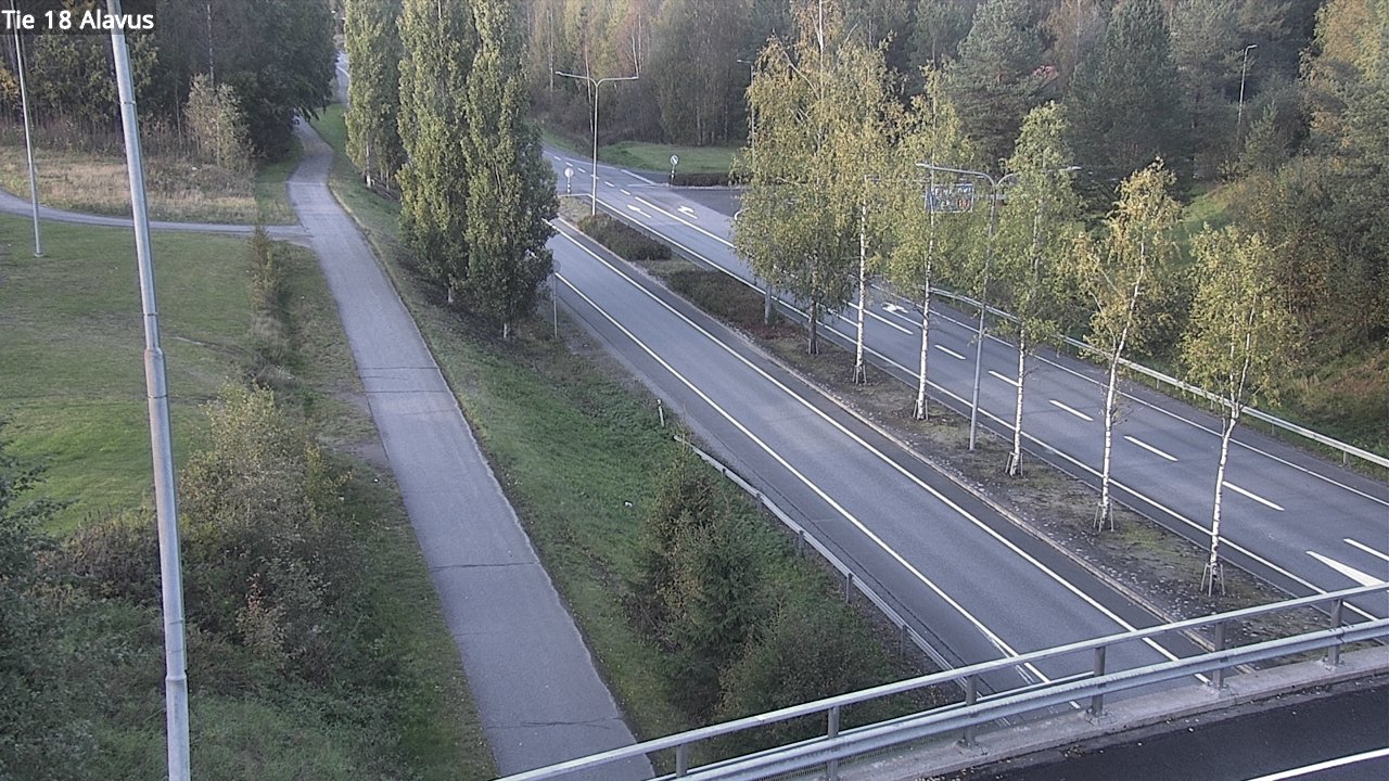 Weather Camera Image Road 18 Alavus, Alavus, Etelä-Pohjanmaa