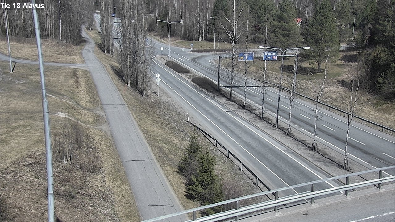 Weather Camera Image Road 18 Alavus, Alavus, Etelä-Pohjanmaa