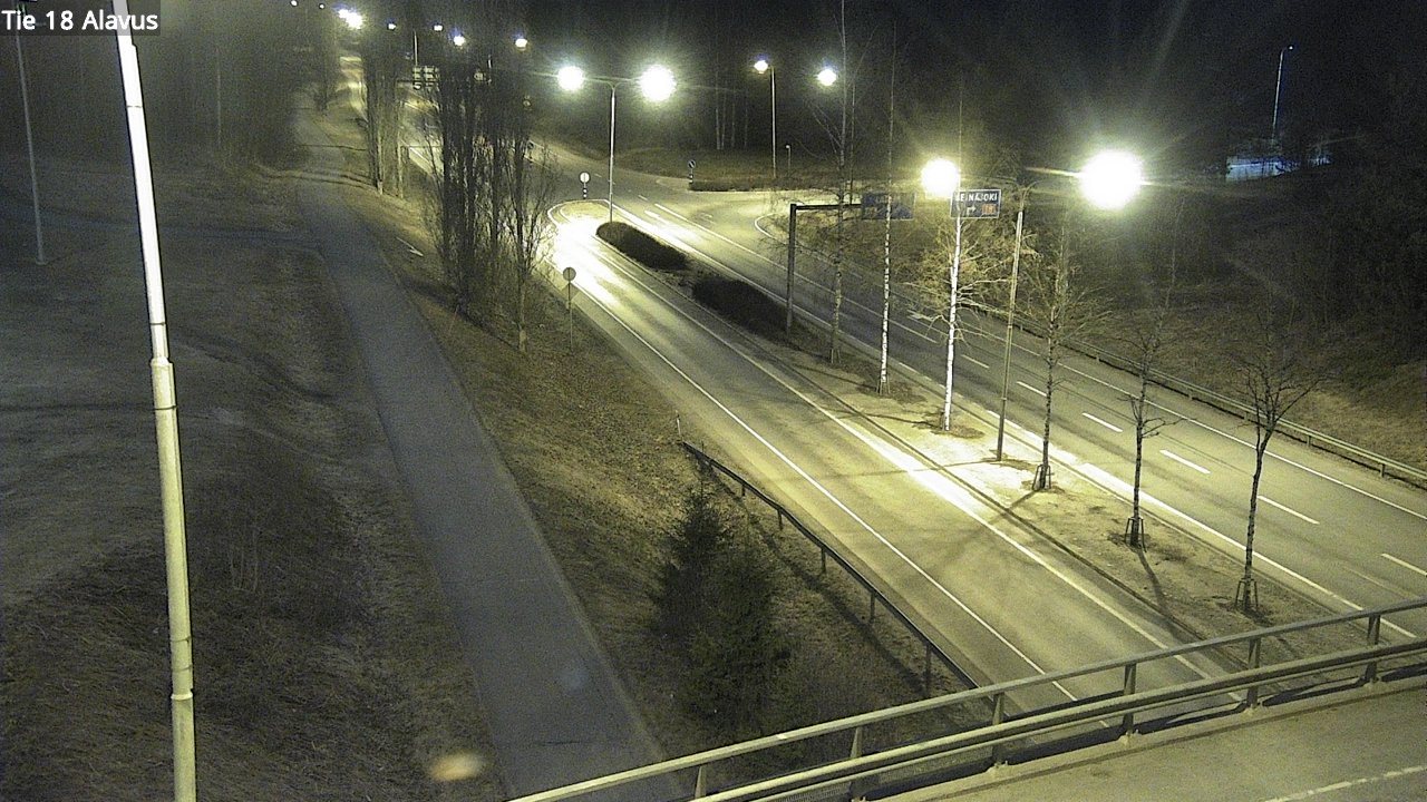 Weather Camera Image Väg 18 Alavo, Alavus, Etelä-Pohjanmaa