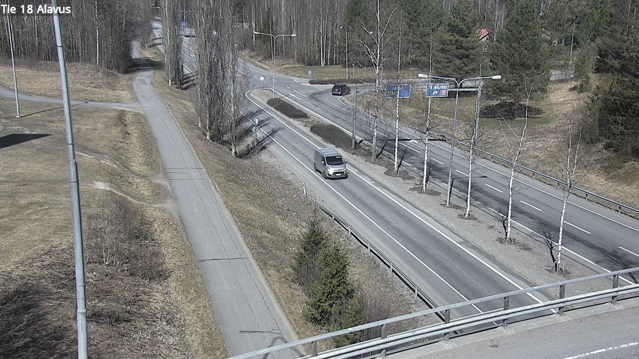 Weather Camera Image Road 18 Alavus, Alavus, Etelä-Pohjanmaa