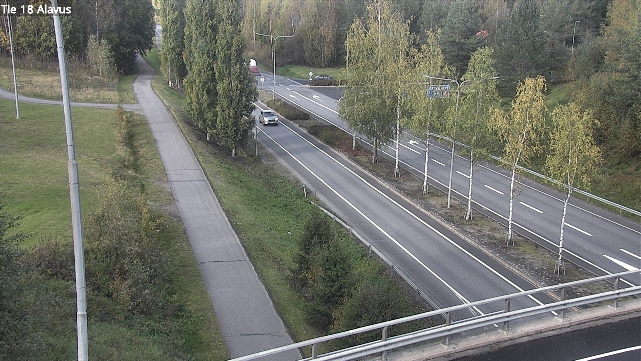 Weather Camera Image Väg 18 Alavo, Alavus, Etelä-Pohjanmaa