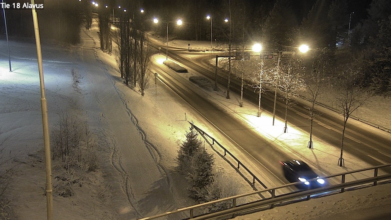 Weather Camera Image Väg 18 Alavo, Alavus, Etelä-Pohjanmaa