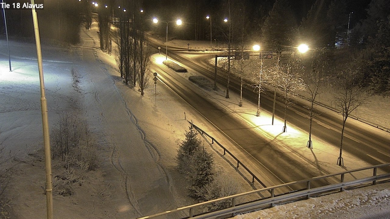 Weather Camera Image Väg 18 Alavo, Alavus, Etelä-Pohjanmaa