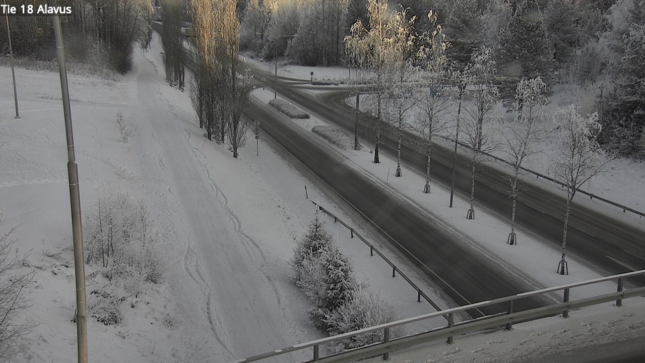 Weather Camera Image Väg 18 Alavo, Alavus, Etelä-Pohjanmaa