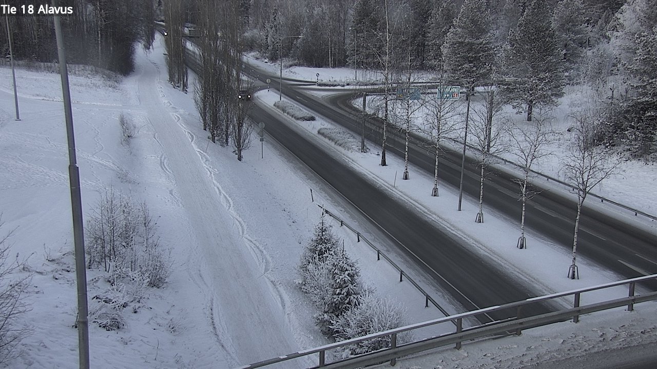 Weather Camera Image Väg 18 Alavo, Alavus, Etelä-Pohjanmaa
