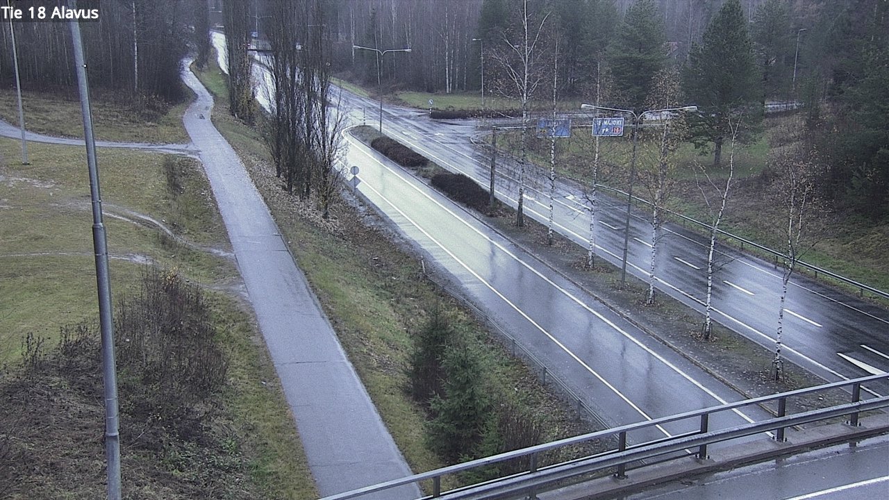 Weather Camera Image Väg 18 Alavo, Alavus, Etelä-Pohjanmaa