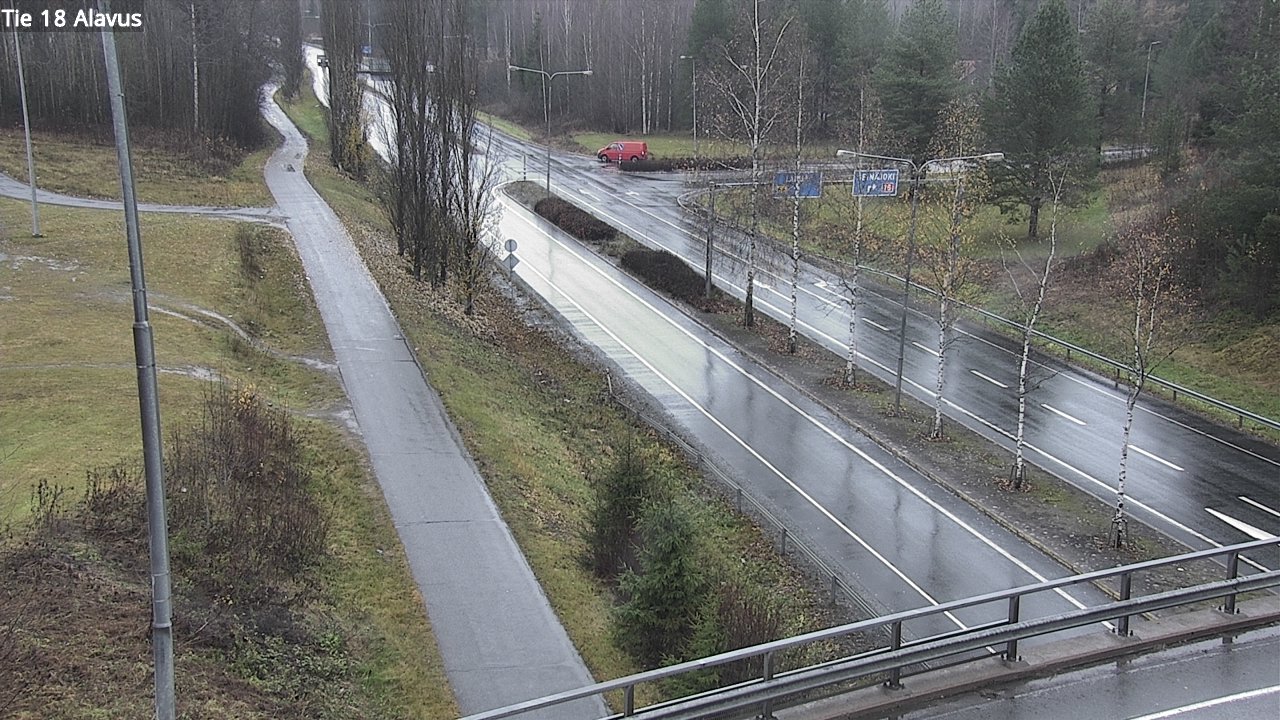 Weather Camera Image Väg 18 Alavo, Alavus, Etelä-Pohjanmaa