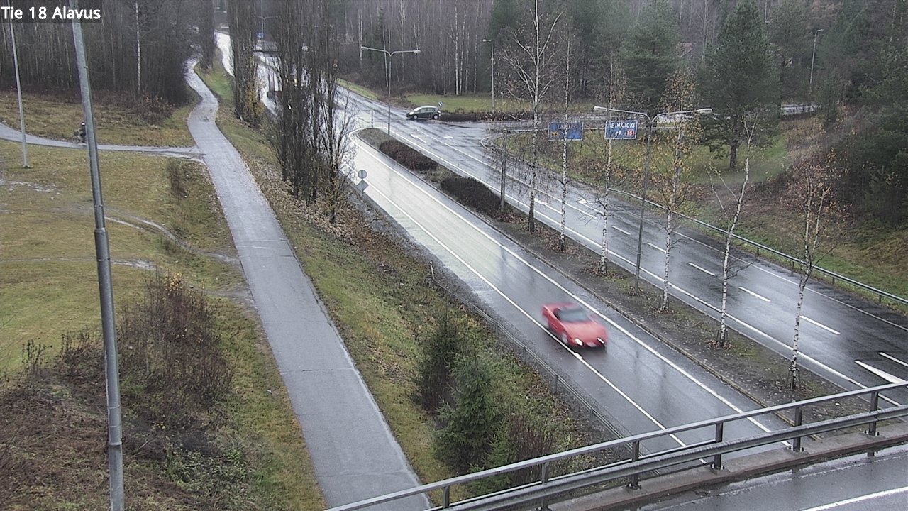 Weather Camera Image Väg 18 Alavo, Alavus, Etelä-Pohjanmaa