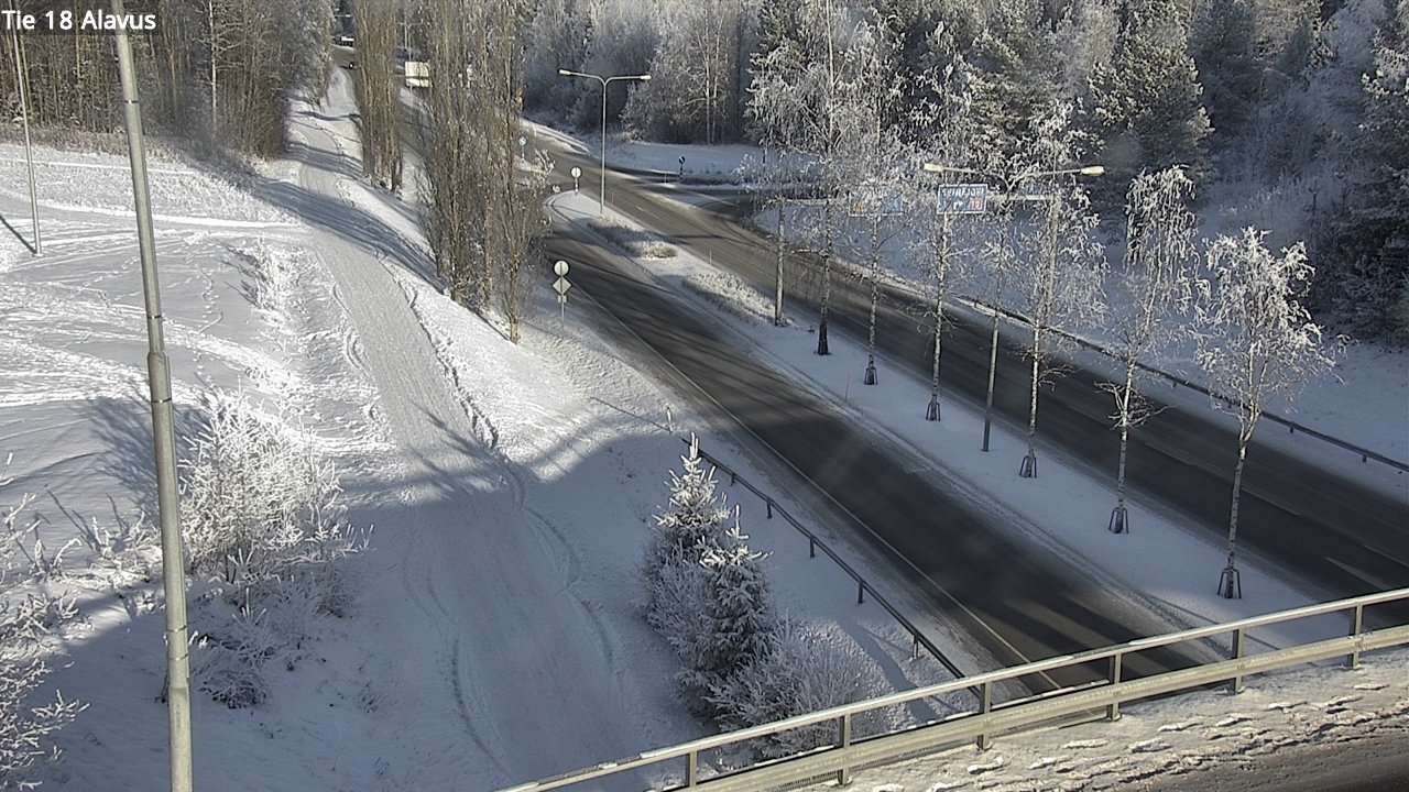 Weather Camera Image Väg 18 Alavo, Alavus, Etelä-Pohjanmaa