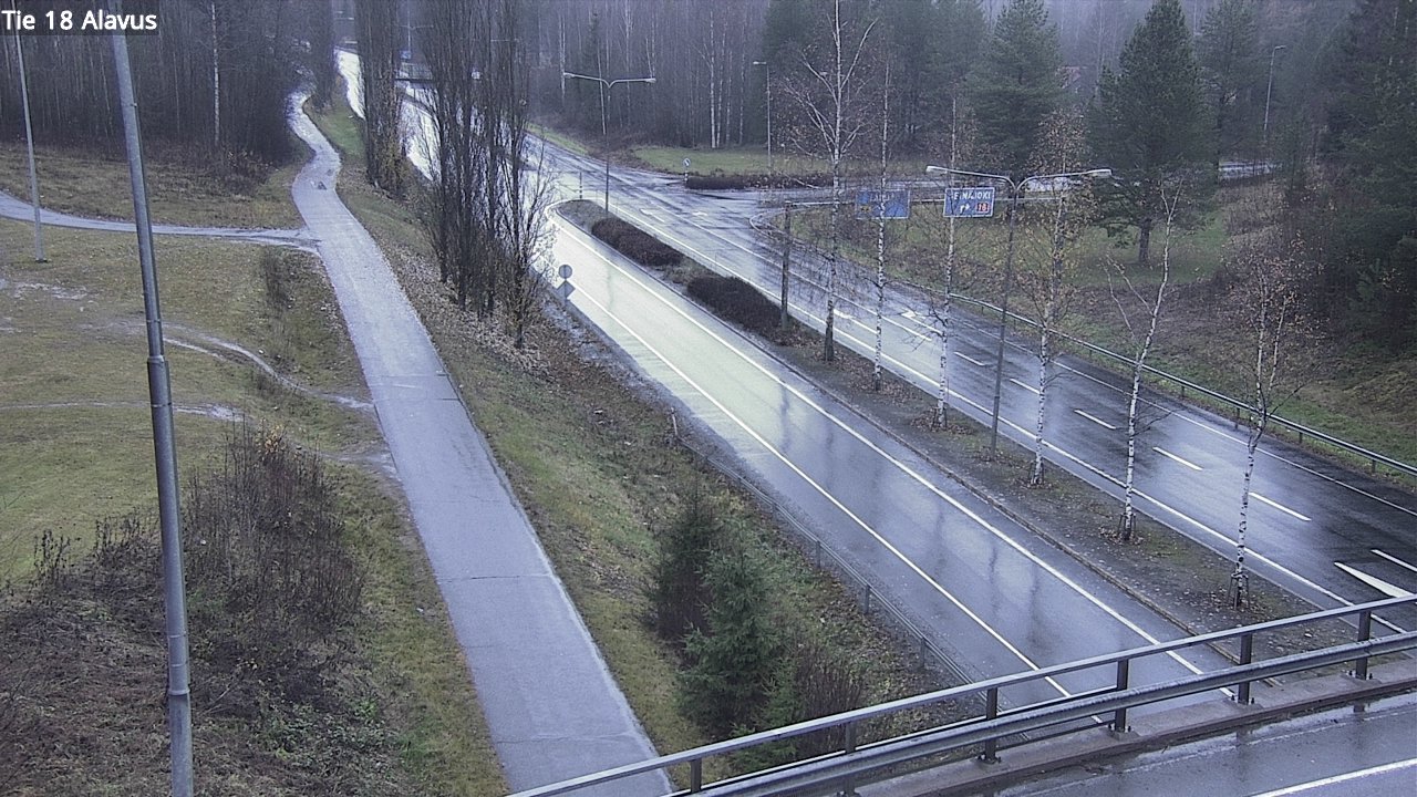 Weather Camera Image Väg 18 Alavo, Alavus, Etelä-Pohjanmaa