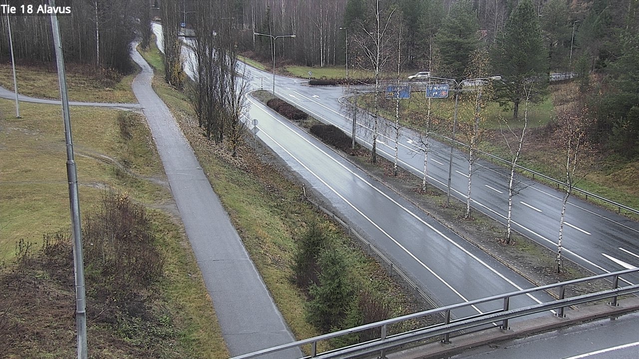 Weather Camera Image Väg 18 Alavo, Alavus, Etelä-Pohjanmaa