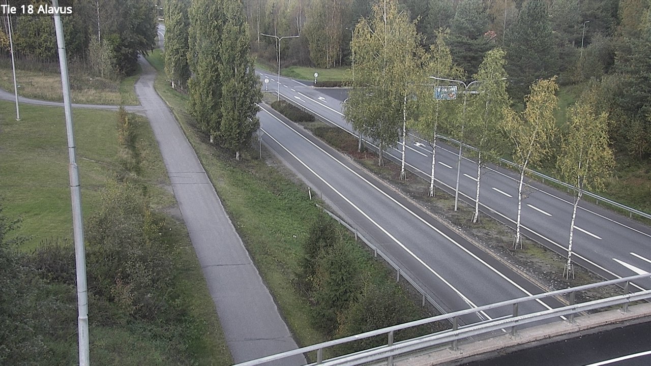 Weather Camera Image Väg 18 Alavo, Alavus, Etelä-Pohjanmaa