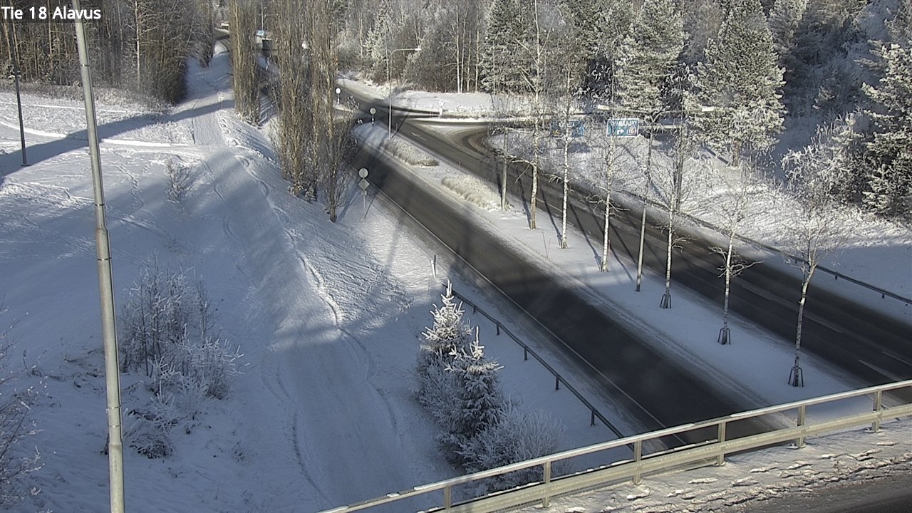 Weather Camera Image Väg 18 Alavo, Alavus, Etelä-Pohjanmaa