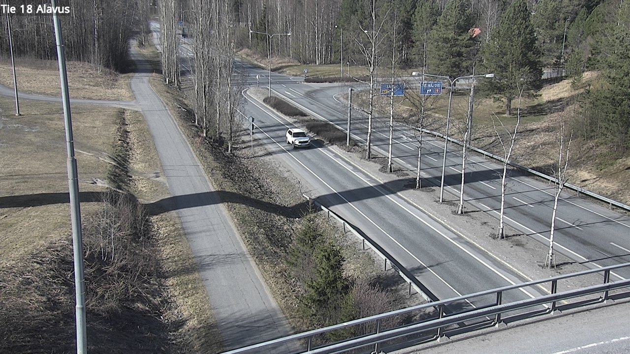 Weather Camera Image Road 18 Alavus, Alavus, Etelä-Pohjanmaa