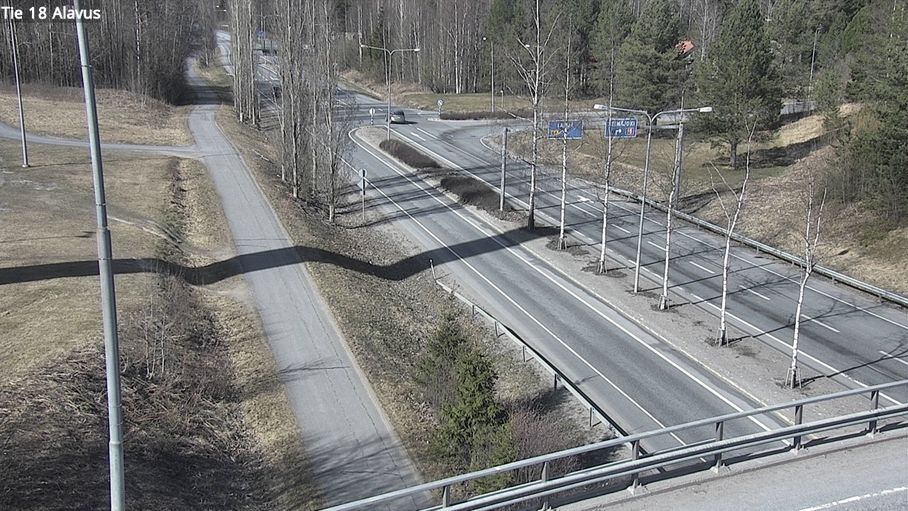 Weather Camera Image Road 18 Alavus, Alavus, Etelä-Pohjanmaa