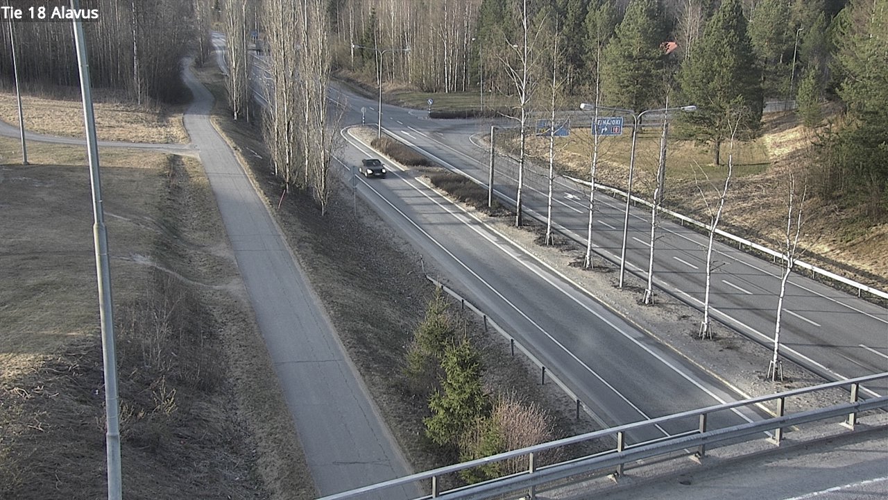 Weather Camera Image Road 18 Alavus, Alavus, Etelä-Pohjanmaa