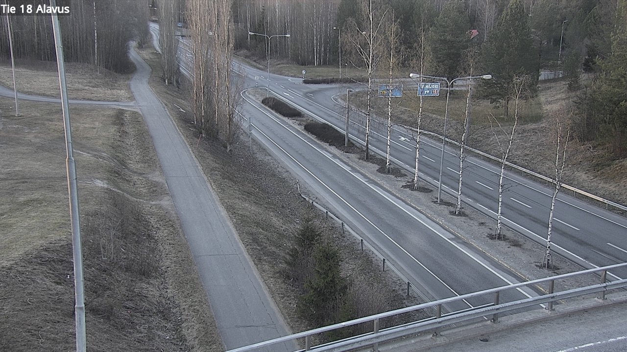 Weather Camera Image Road 18 Alavus, Alavus, Etelä-Pohjanmaa