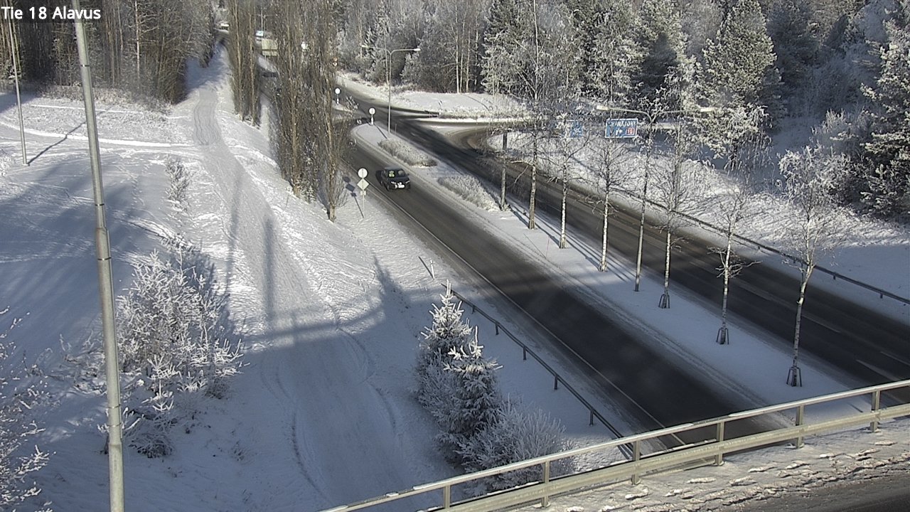 Weather Camera Image Väg 18 Alavo, Alavus, Etelä-Pohjanmaa