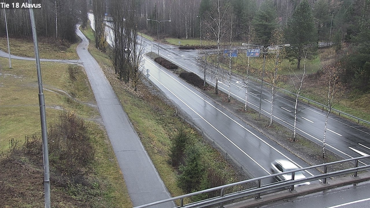 Weather Camera Image Väg 18 Alavo, Alavus, Etelä-Pohjanmaa