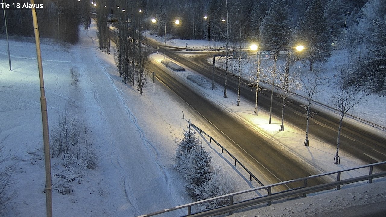 Weather Camera Image Väg 18 Alavo, Alavus, Etelä-Pohjanmaa