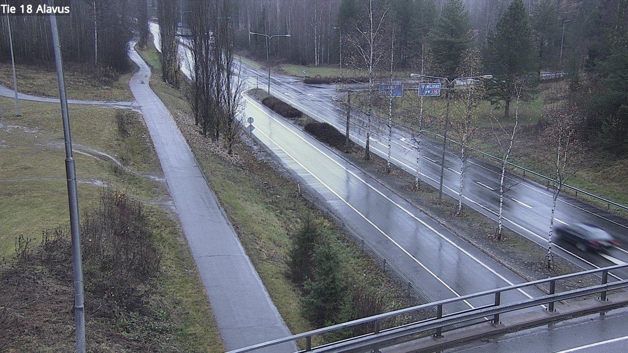 Weather Camera Image Väg 18 Alavo, Alavus, Etelä-Pohjanmaa