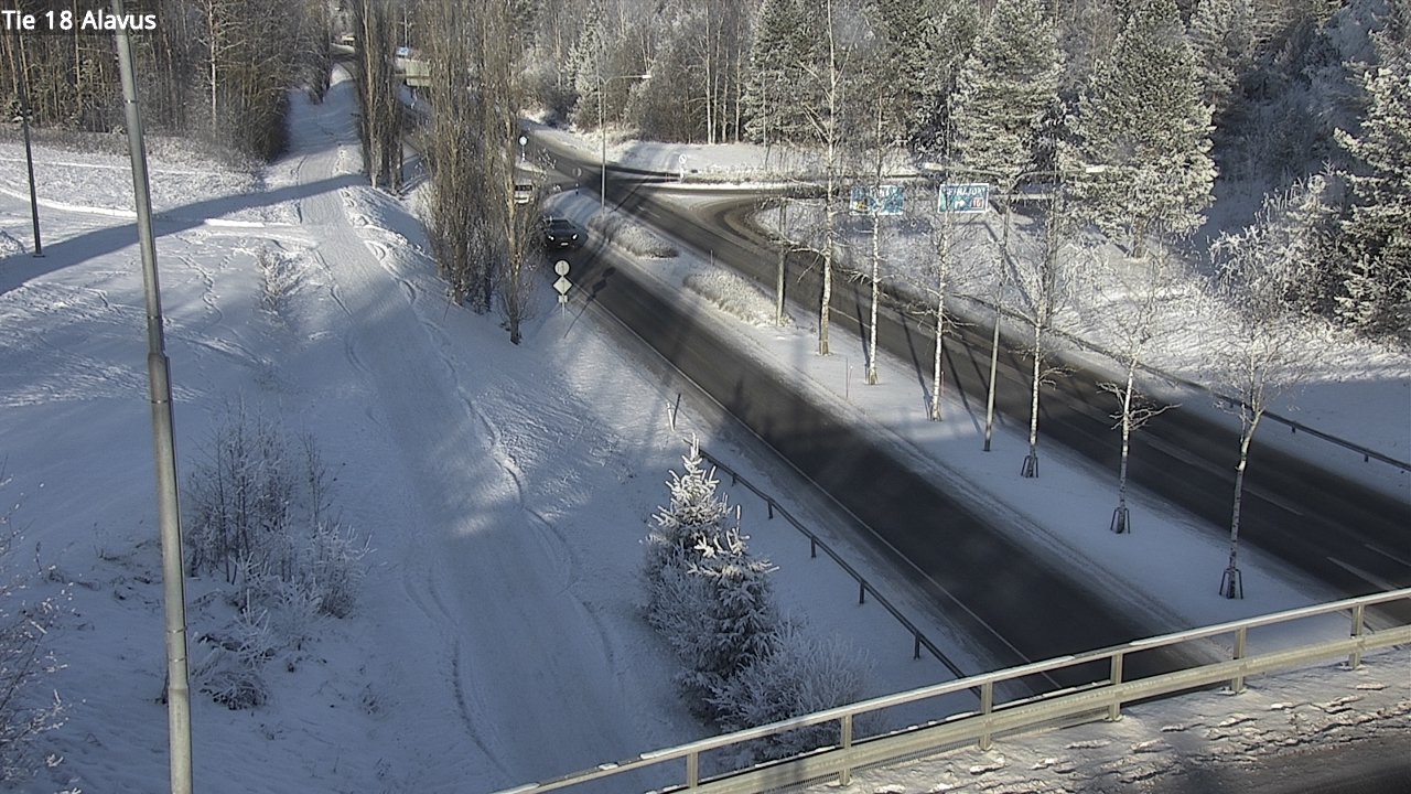 Weather Camera Image Väg 18 Alavo, Alavus, Etelä-Pohjanmaa