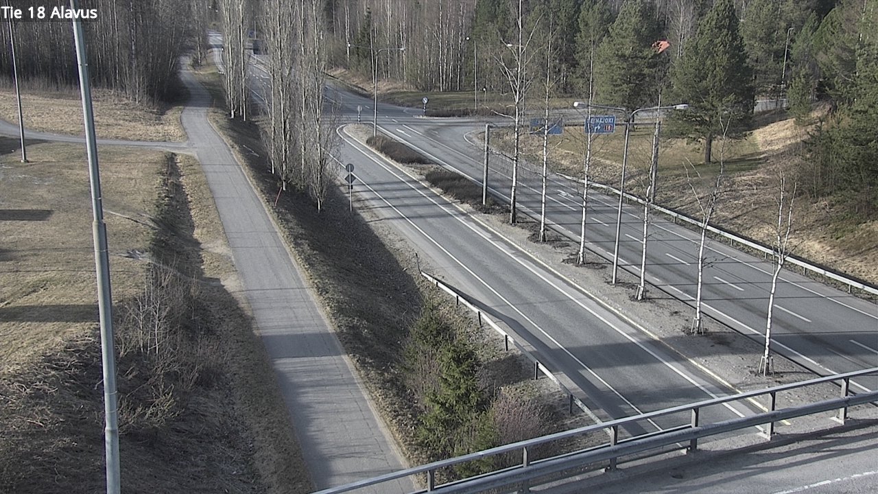 Weather Camera Image Road 18 Alavus, Alavus, Etelä-Pohjanmaa