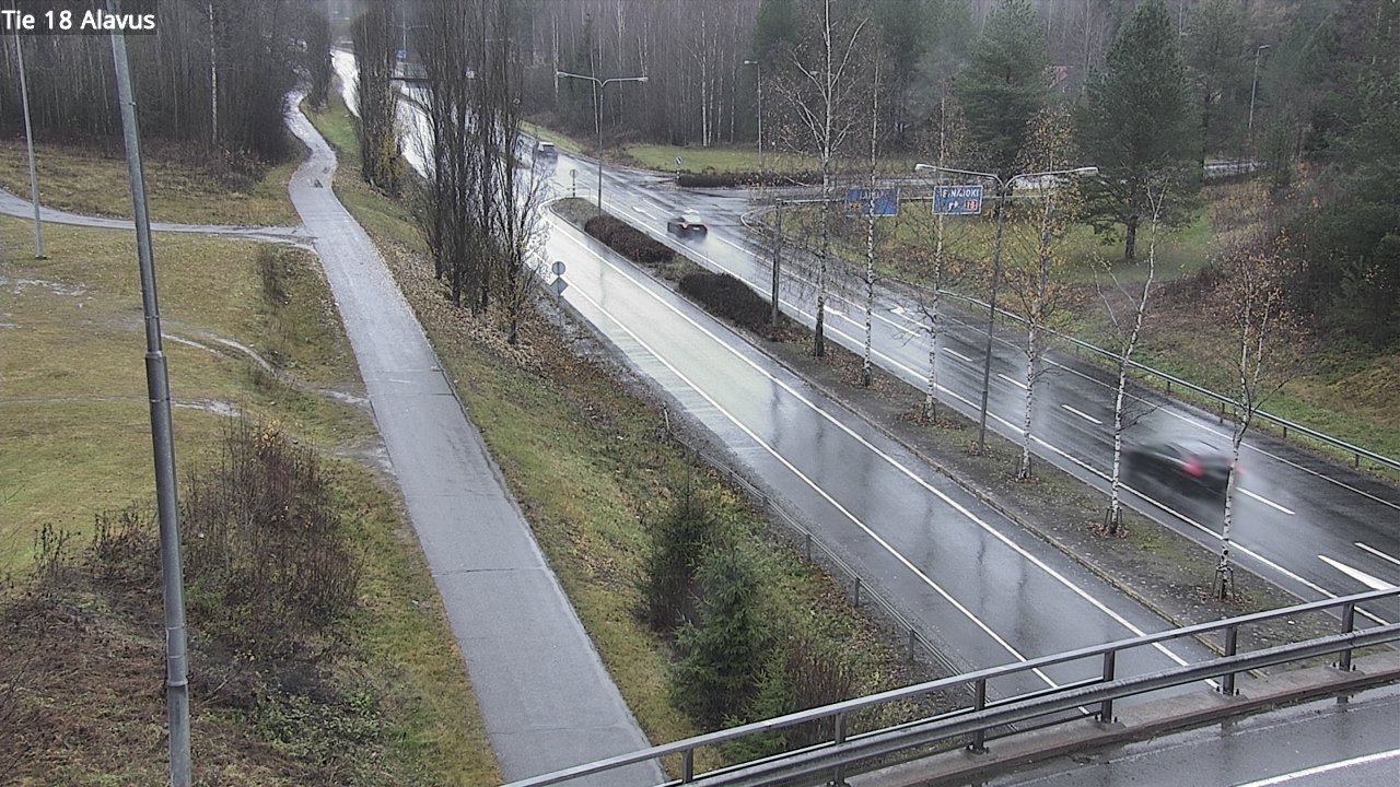 Weather Camera Image Väg 18 Alavo, Alavus, Etelä-Pohjanmaa