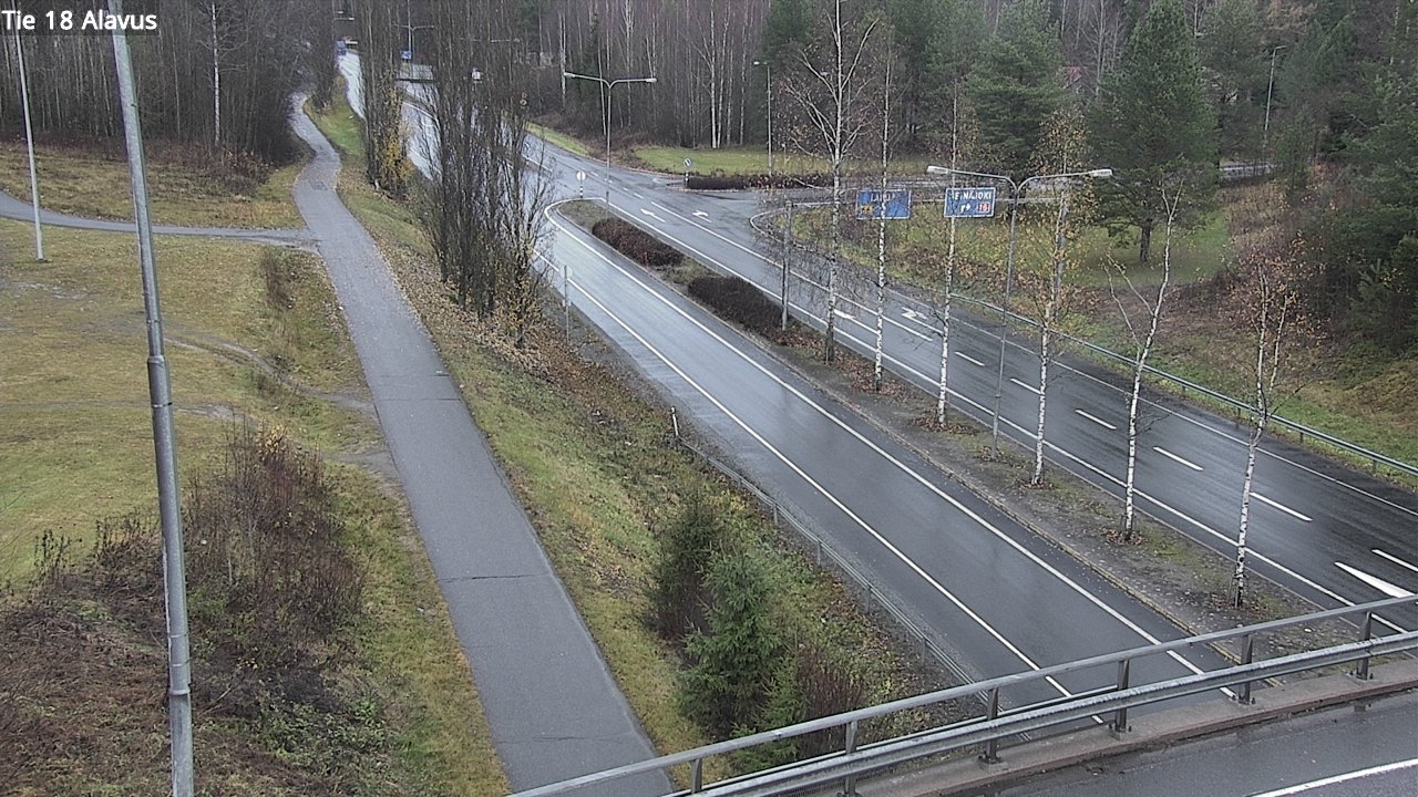 Weather Camera Image Väg 18 Alavo, Alavus, Etelä-Pohjanmaa