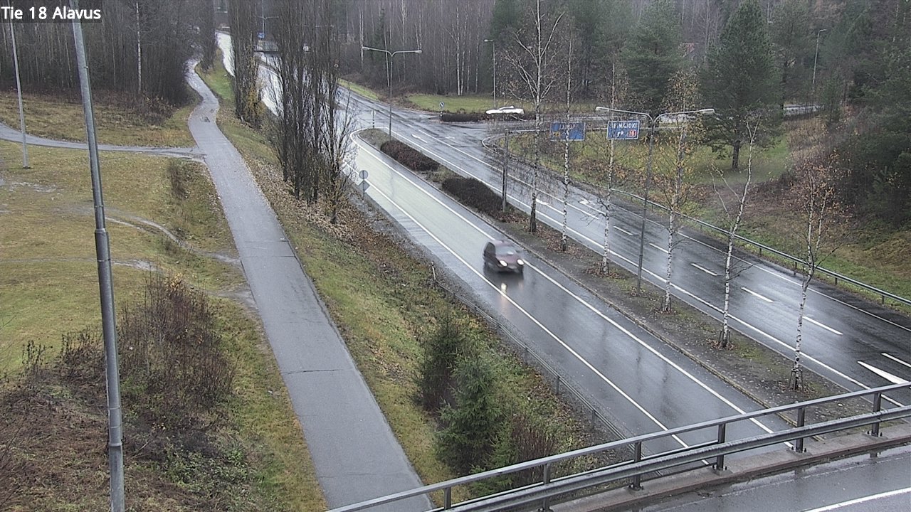 Weather Camera Image Väg 18 Alavo, Alavus, Etelä-Pohjanmaa