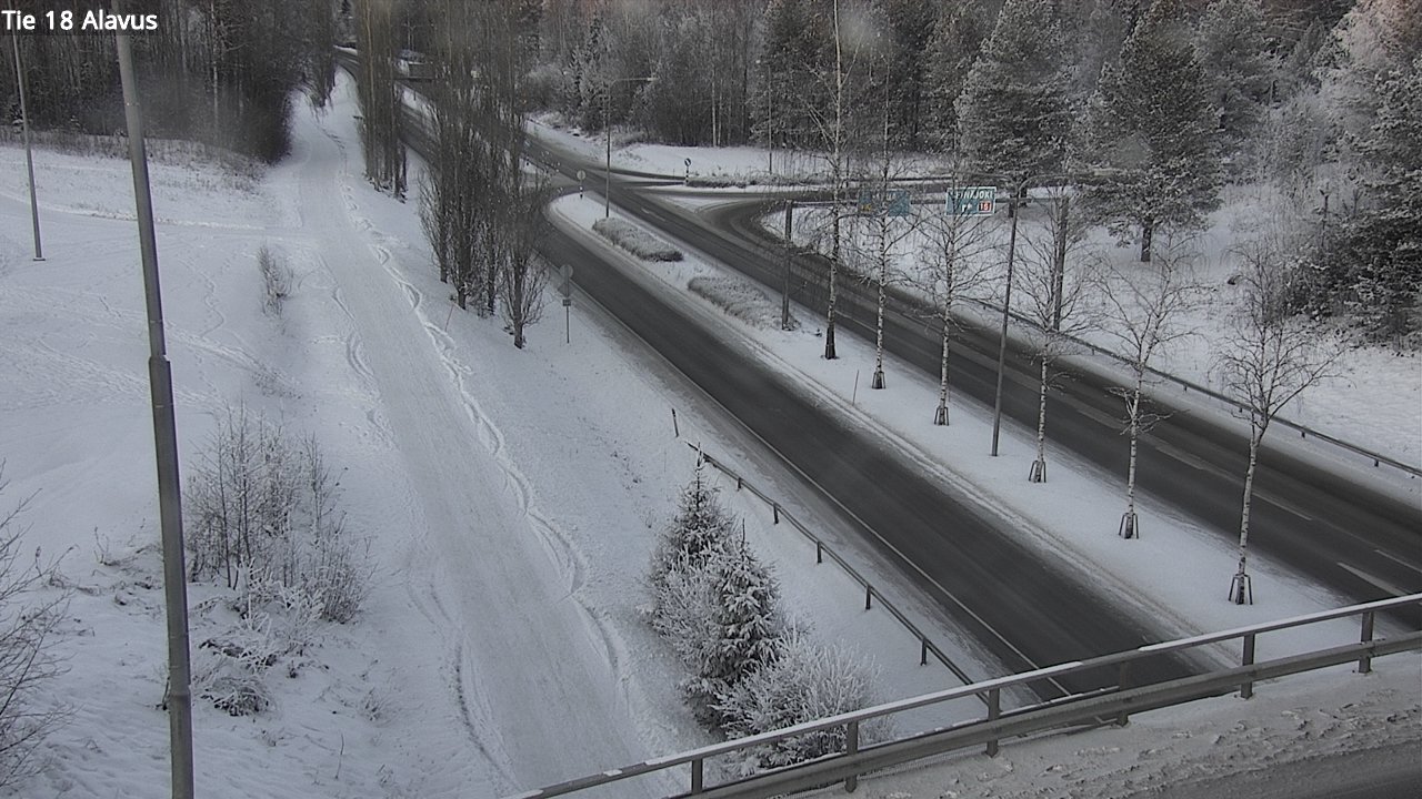 Weather Camera Image Väg 18 Alavo, Alavus, Etelä-Pohjanmaa