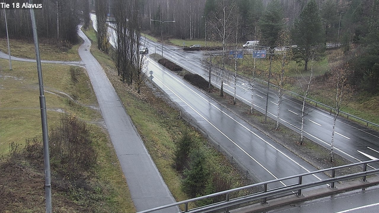 Weather Camera Image Väg 18 Alavo, Alavus, Etelä-Pohjanmaa