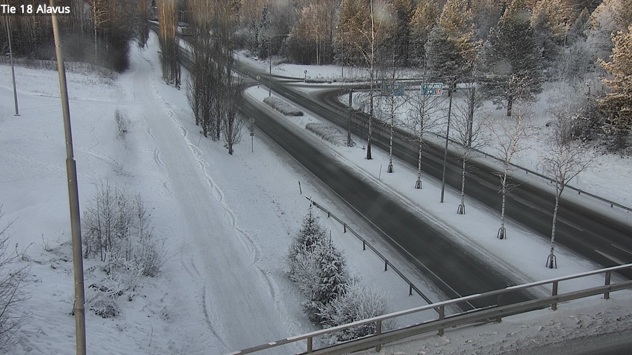 Weather Camera Image Väg 18 Alavo, Alavus, Etelä-Pohjanmaa