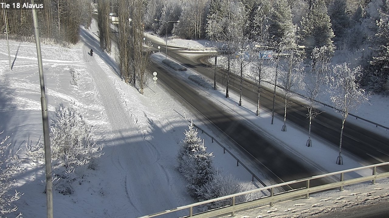 Weather Camera Image Väg 18 Alavo, Alavus, Etelä-Pohjanmaa