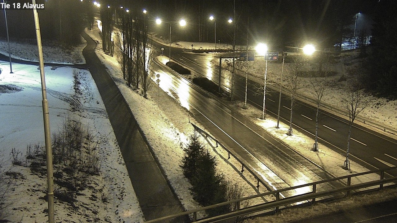 Weather Camera Image Road 18 Alavus, Alavus, Etelä-Pohjanmaa