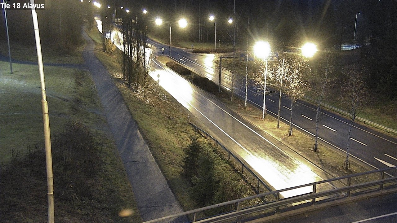 Weather Camera Image Väg 18 Alavo, Alavus, Etelä-Pohjanmaa