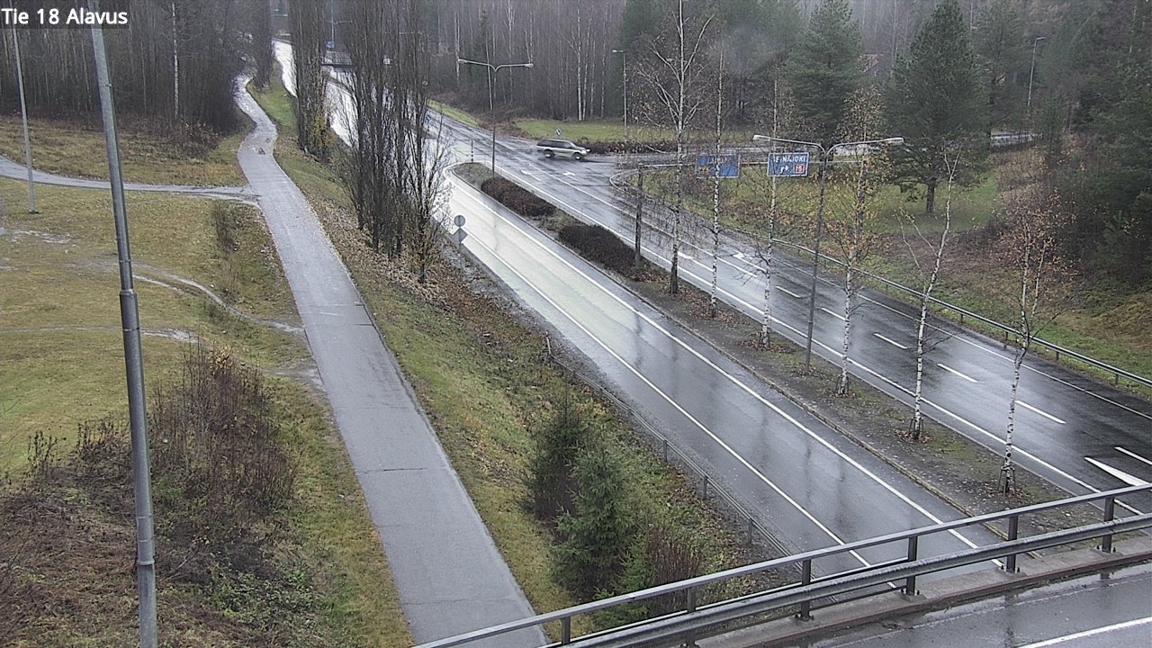Weather Camera Image Väg 18 Alavo, Alavus, Etelä-Pohjanmaa