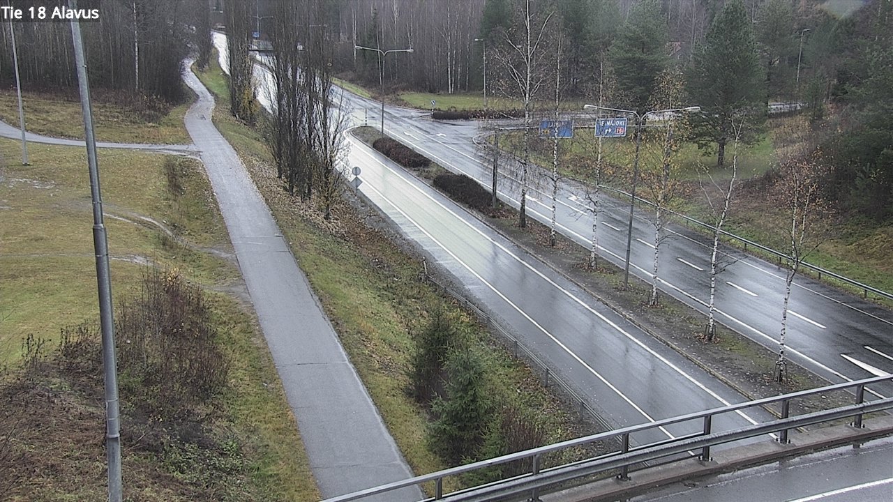 Weather Camera Image Väg 18 Alavo, Alavus, Etelä-Pohjanmaa