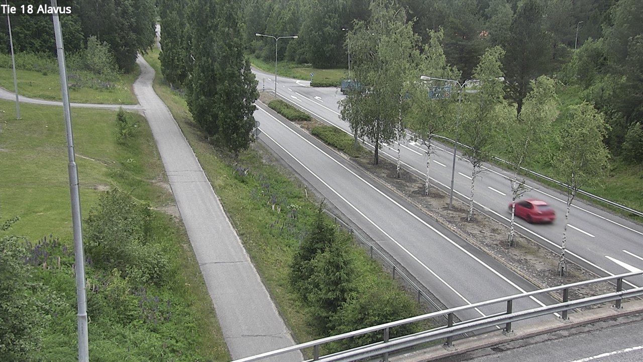 Weather Camera Image Väg 18 Alavo, Alavus, Etelä-Pohjanmaa
